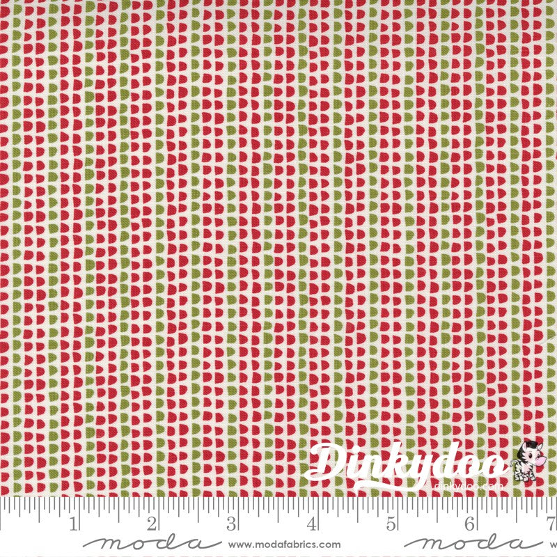 Red Barn Christmas Santas Bag In Multi Sweetwater Moda Dinkydoo Fabrics 9063