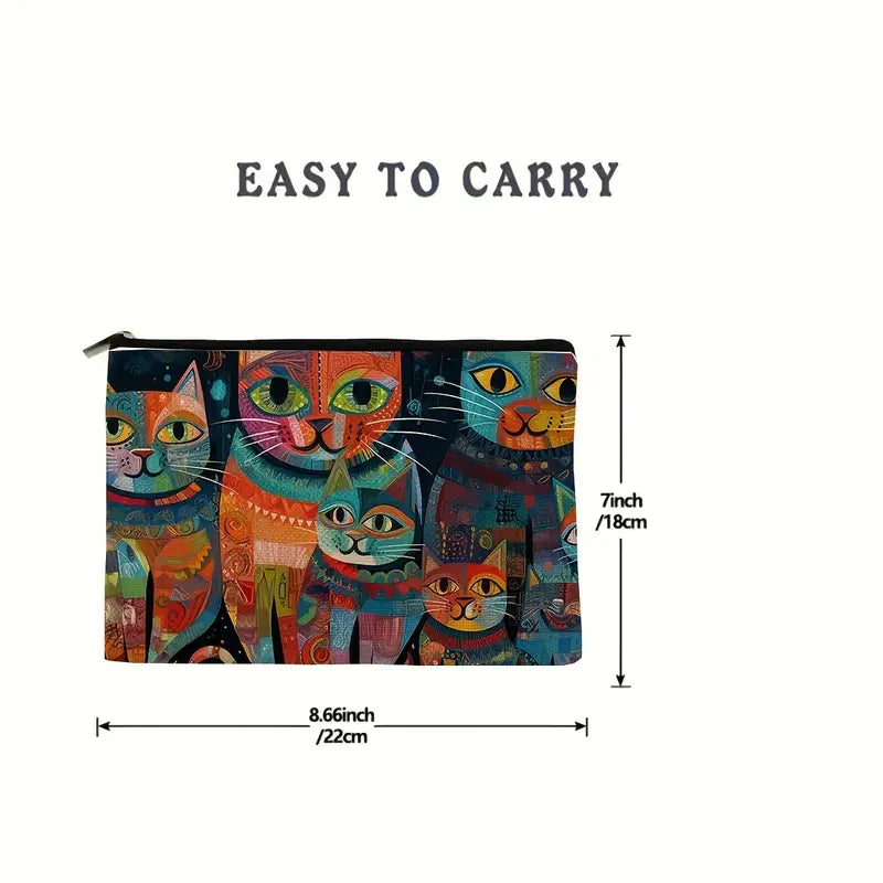 Sew n' Stash Bag - Bold and Sassy Kitties