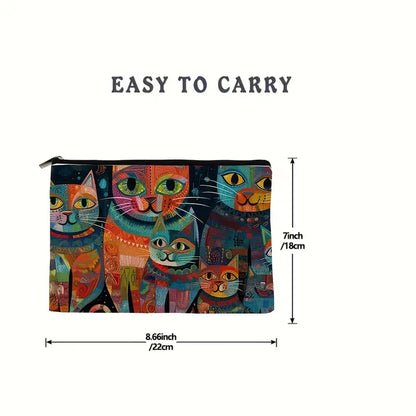 Sew n' Stash Bag - Bold and Sassy Kitties