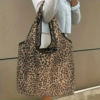 Sew n' Stash Shopping Bag (Foldable) - Leopard - Essential Notions