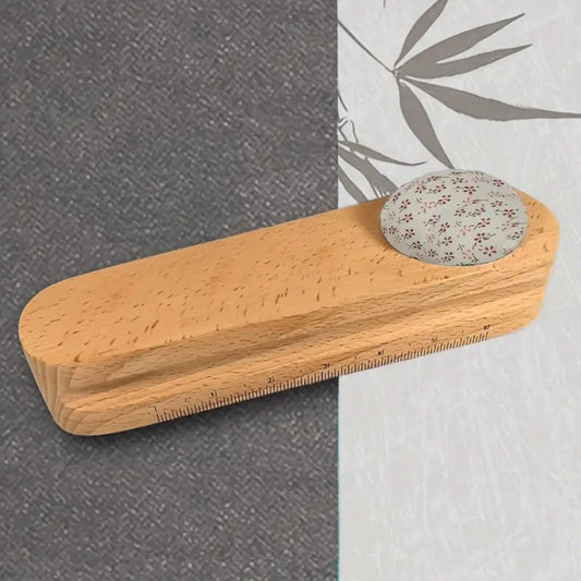 Premium Wooden Quilter's Clapper (With Pincushion) - Essential Notions