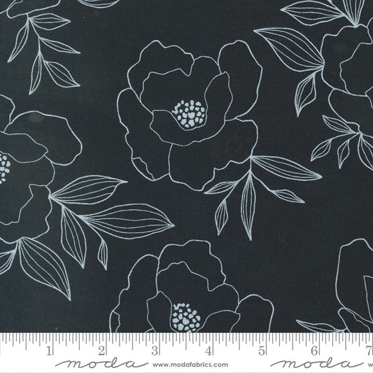 Gilded - Bold Blossoms in Ink - Alli K Designs - Moda