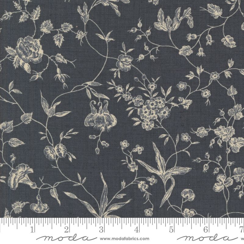 Sacre Bleu - Pivoine in Indigo - French General - Moda (Pre-order Mar 2025)