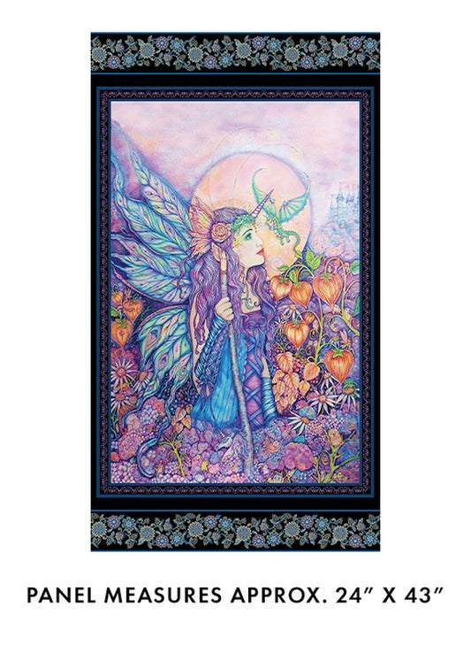 Fairy Enchantment - Panel 16244-99 in Multi - Benartex