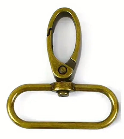 Oval Ring Swivel Snap Hook Lobster Claw - (1.5")