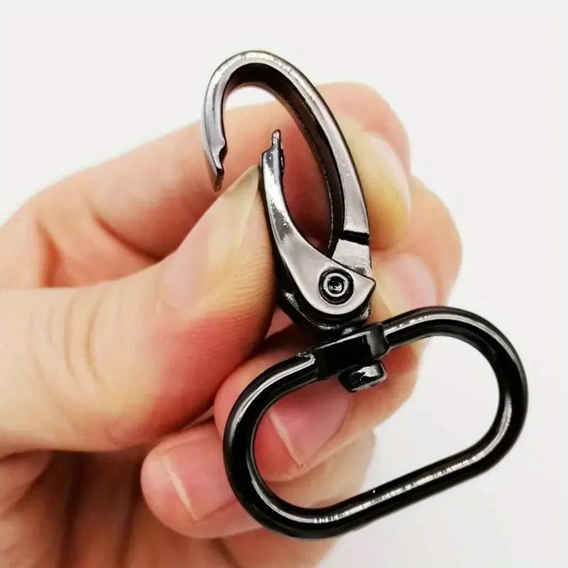 Oval Ring Swivel Snap Hook Lobster Claw - (1.5")