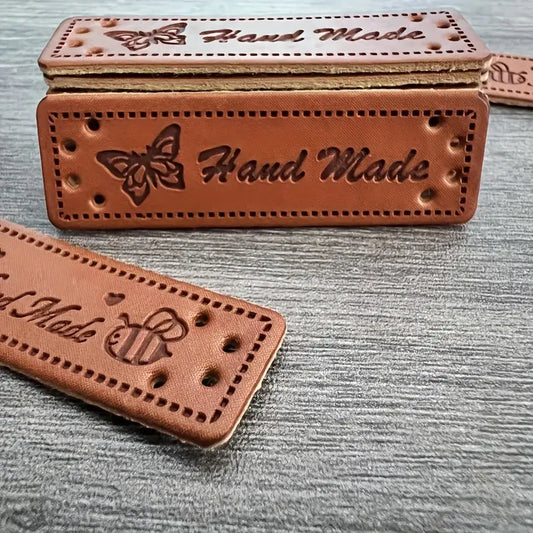 Handmade Butterflies & Bees Tags (Leatherette)