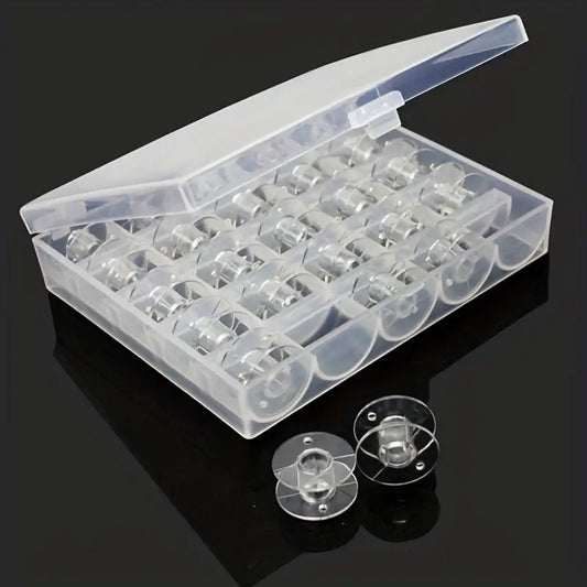 Bobbin Organizer with 25 Empty Bobbins - Essential Notions