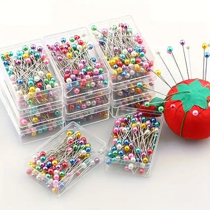 Quilting Pins Rounded Multi 250 Pc - Essential Notions