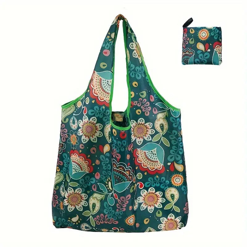 Sew n' Stash Shopping Bag (Foldable) - Boho Chic - Essential Notions