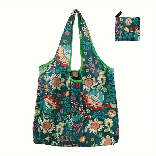 Sew n' Stash Shopping Bag (Foldable) - Boho Chic - Essential Notions