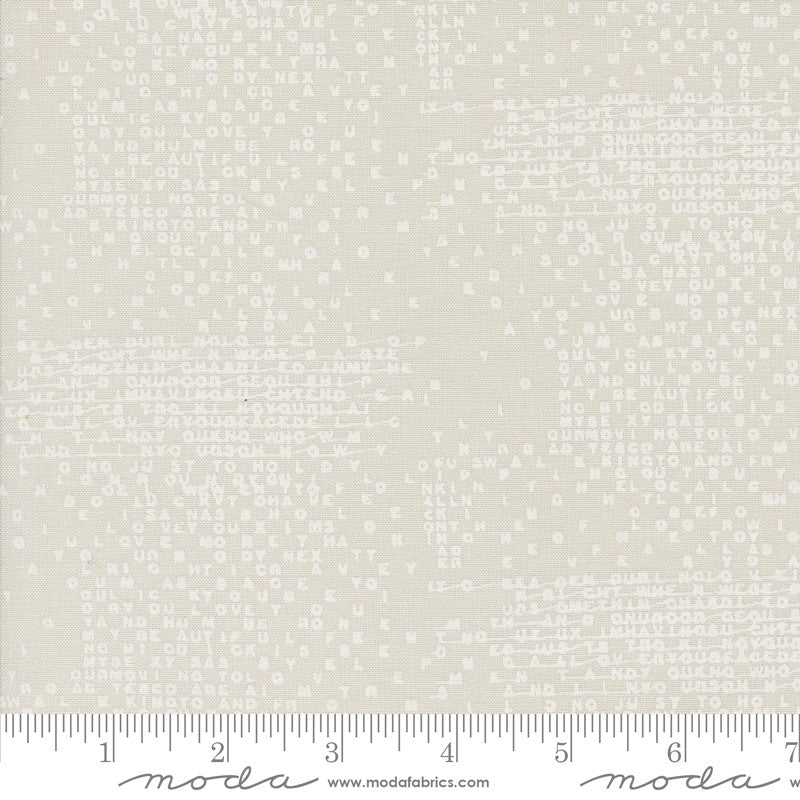 Still More Paper - Spell It Again in Fog - Zen Chic - Moda (Pre-order: Nov 2024)