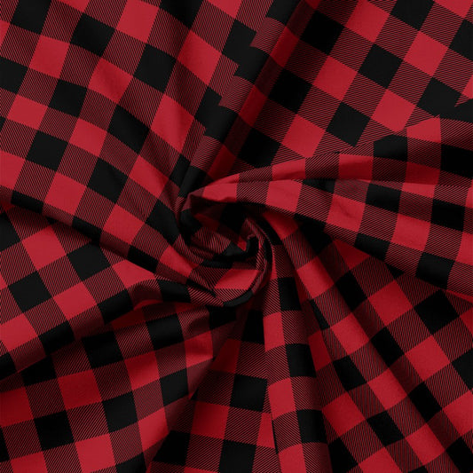 North of Ordinary - Buffalo Plaid in Crimson - Camelot Fabrics (Pre-order: June 2025)