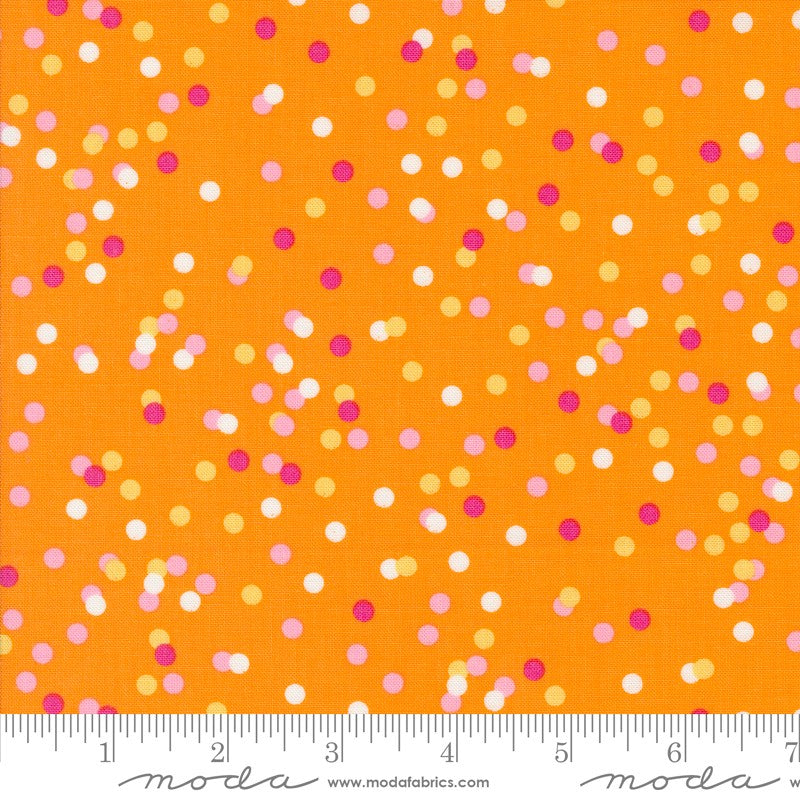 Fiesta - Pinata Dots in Orange Juice - Me & My Sister Designs - Moda