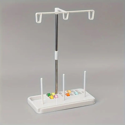 Deluxe Thread Stand with Bobbin Storage - Essential Notions