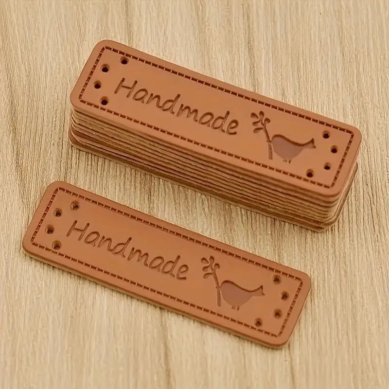 Handmade Bird Tags (Leatherette)