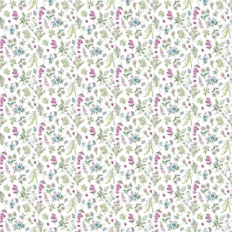 From Paris With Love - Small Floral in White Multi - Deborah Edwards - Northcott (Pre-order: Oct 2024)