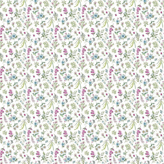 From Paris With Love - Small Floral in White Multi - Deborah Edwards - Northcott (Pre-order: Nov 2024)