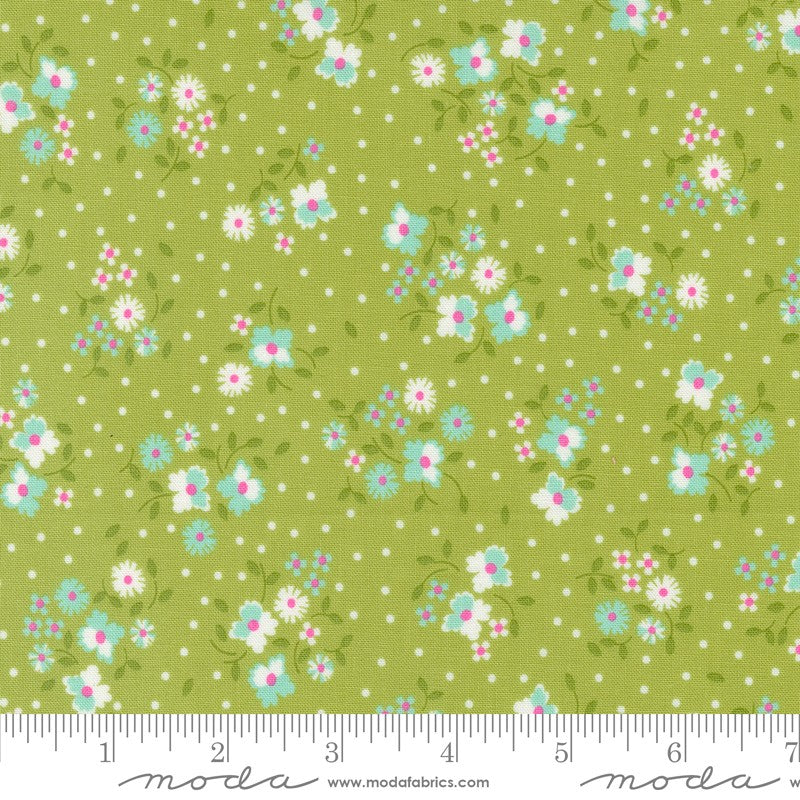 Cali & Co - Flower Dot in Pistachio - Corey Yoder - Moda (Pre-order: Nov 2024)