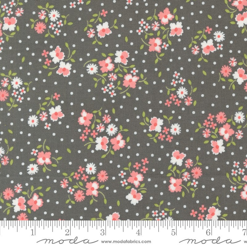 Cali & Co - Flower Dot in Slate - Corey Yoder - Moda (Pre-order: Nov 2024)