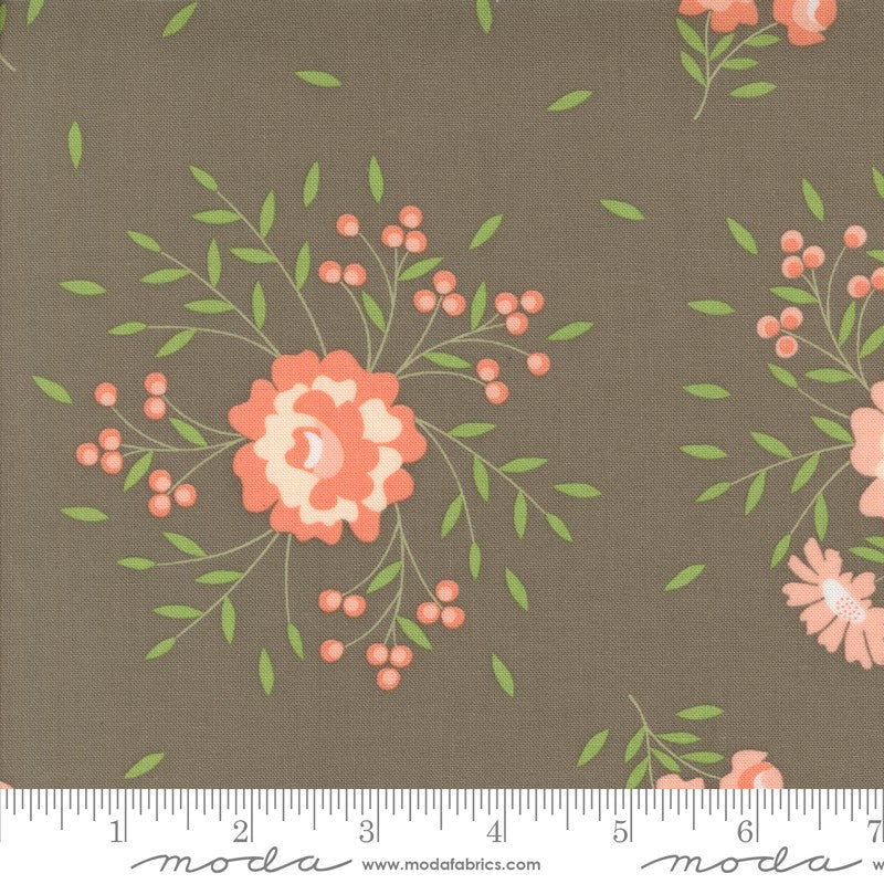 Abloom - Springtime Rose in Slate - Corey Yoder - Moda (Pre-order: June 2025)