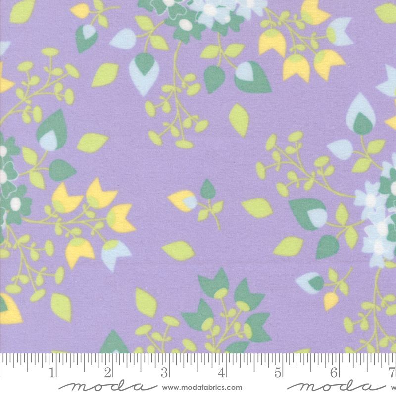 Sherbet Sunshine Flannels - Bouquets in Lavender - Corey Yoder - Moda (Pre-order: Aug 2025)