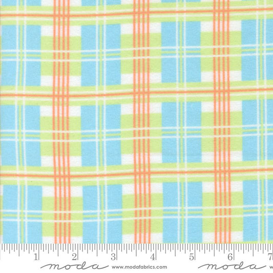 Sherbet Sunshine Flannels - Plaid in Sky - Corey Yoder - Moda (Pre-order: Aug 2025)