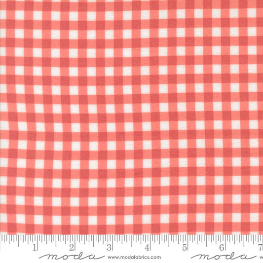 Sherbet Sunshine Flannels - Gingham in Strawberry - Corey Yoder - Moda (Pre-order: Aug 2025)