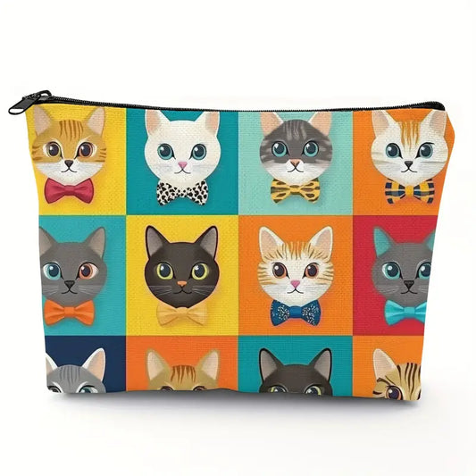 Sew n' Stash Bag - Pop Art Kitties - Essential Notions