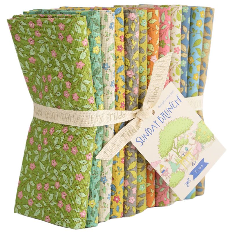 Sunday Brunch BLENDER - Fat Quarter Bundle - Tilda (Pre-order: Mar 2025)