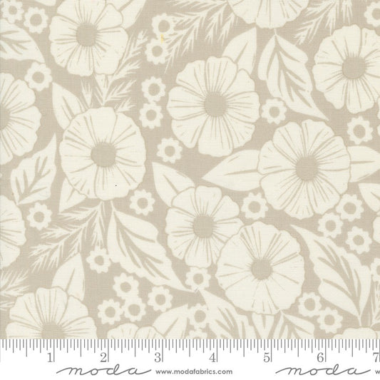 Field of Flowers - Flower Paper in Flax - Katharine Watson - Moda (Pre-order Oct 2024)