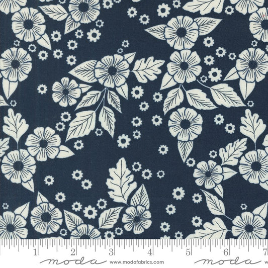 Field of Flowers - Floral Scatter in Navy - Katharine Watson - Moda (Pre-order Oct 2024)