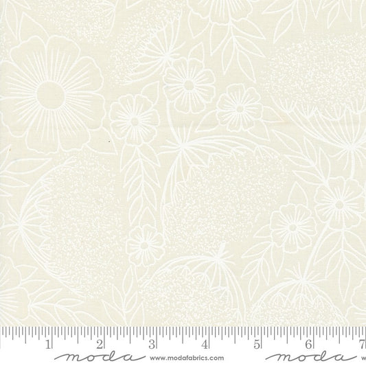 Field of Flowers - Queen Anne's Lace in Porcelain/White - Katharine Watson - Moda (Pre-order Oct 2024)