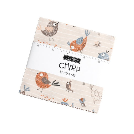 Chirp - Charm Pack - Elena Amo - Moda (Pre-order: Nov 2024)