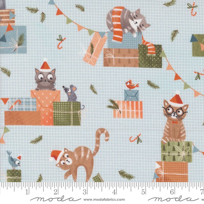 Purrfect Christmas - Fat Quarter Bundle - Elena Amo - Moda (Pre-order: June 2025)