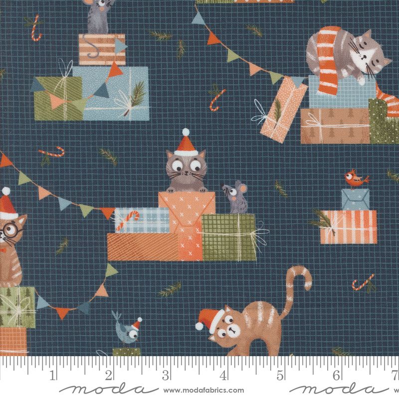 Purrfect Christmas - Fat Quarter Bundle - Elena Amo - Moda (Pre-order: June 2025)