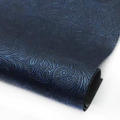 Faux Leather (Textured) Roll - Floral Swirl (12" x 55")