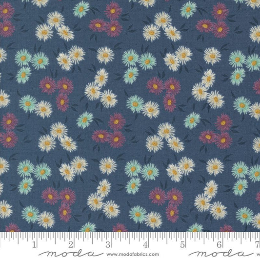 Seaglass Summer - Beach Asters in Indigo Sea - Sweetfire Road - Moda (Pre-order Jan 2025)