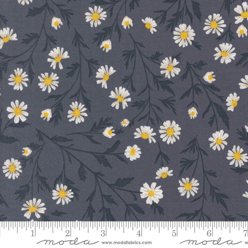 Sun Drenched - Wild Daisy in Indigo - Sweetfire Road - Moda (Pre-order: Sept 2025)