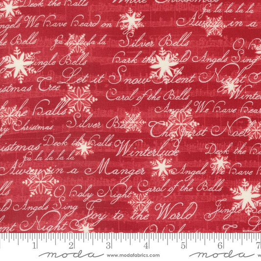 A Christmas Carol - Christmas Carols in Crimson - 3 Sisters - Moda (Pre-order July 2024)
