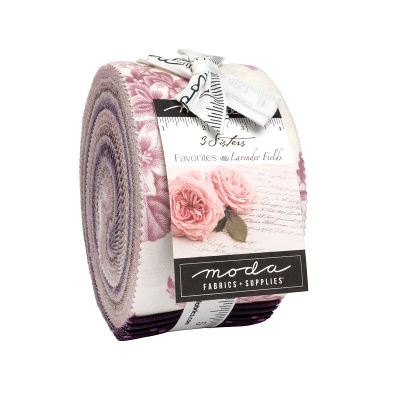 3 Sisters Favorites Lavender Fields  - Jelly Roll - 3 Sisters - Moda (Pre-order: Apr 2025)