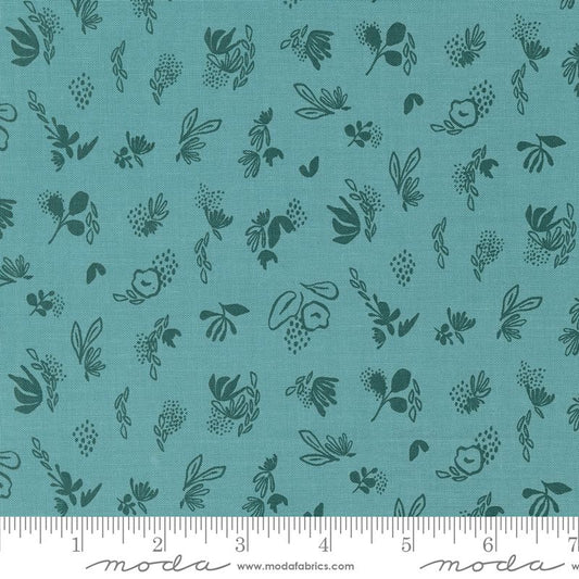 Things Above - Floral Sprinkles in Teal - Fancy That Design House - Moda (Pre-order: May 2025)