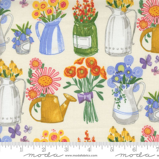 Superbloom - Flea Market Vases in Cream - Robin Pickens - Moda (Pre-order: May 2025)