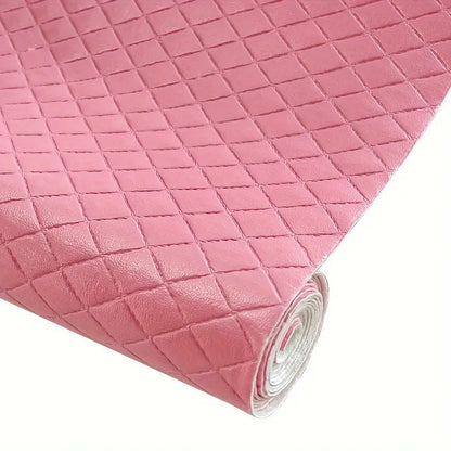 Faux Leather (Embossed) Roll (8 Colours) - Diamond (12" x 53")