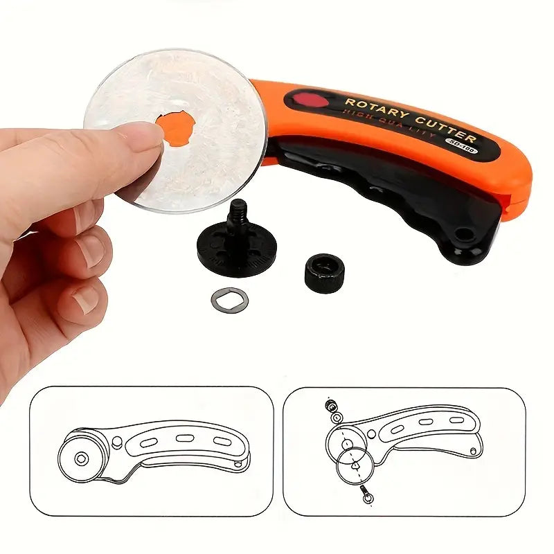 Basic Ergonomic 45mm Rotary Cutter - Essential Notions