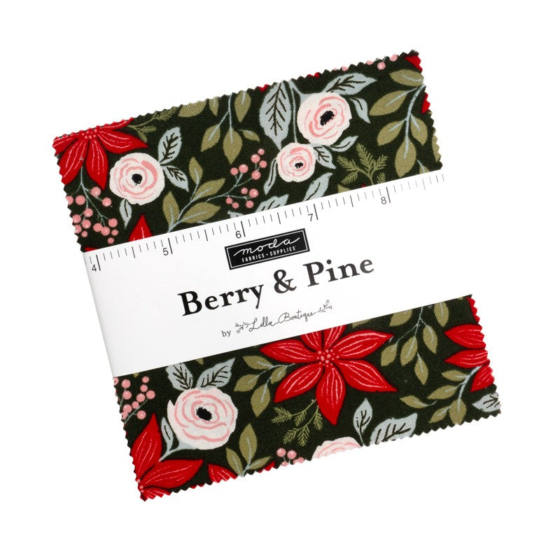 Berry and Pine - Charm Pack - Lella Boutique - Moda (Pre-order: June 2025)