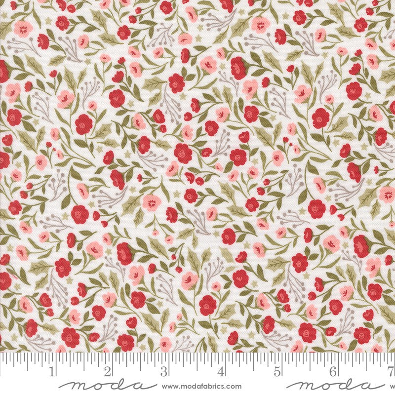 Berry and Pine - Christmas Posies in Snow - Lella Boutique - Moda (Pre-order: June 2025)