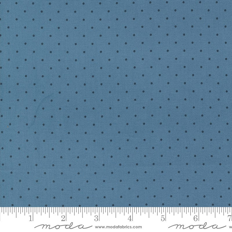 Shoreline - Dots in Medium Blue - Camille Roskelley - Moda – Dinkydoo ...