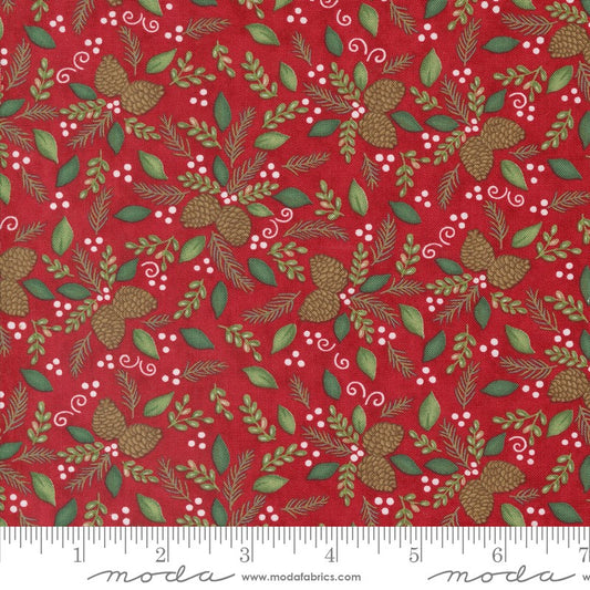 Woodland Winter - 6094-13 in Cardinal Red - Sweetwater - Moda