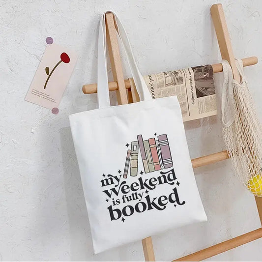 Sew n' Stash Premium Tote Bag - My Weekend is Fully Booked - Essential Notions